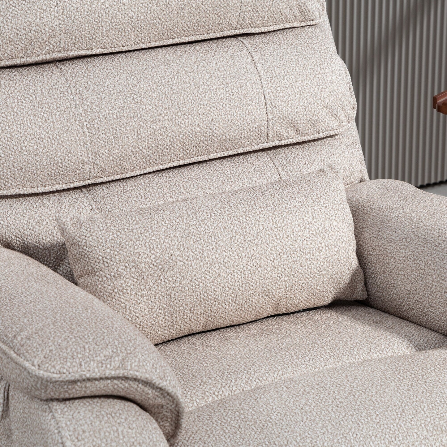 Oversized Power Lift Recliner Chair Heat  Massage, 180 Lying Flat