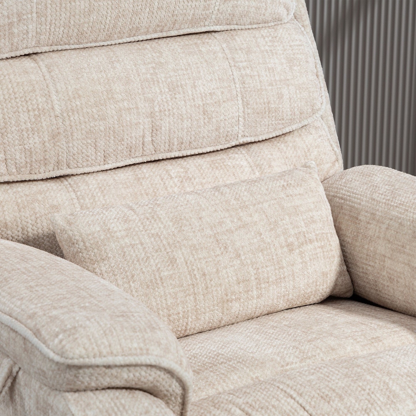 Oversized Power Lift Recliner Chair Heat  Massage, 180 Lying Flat
