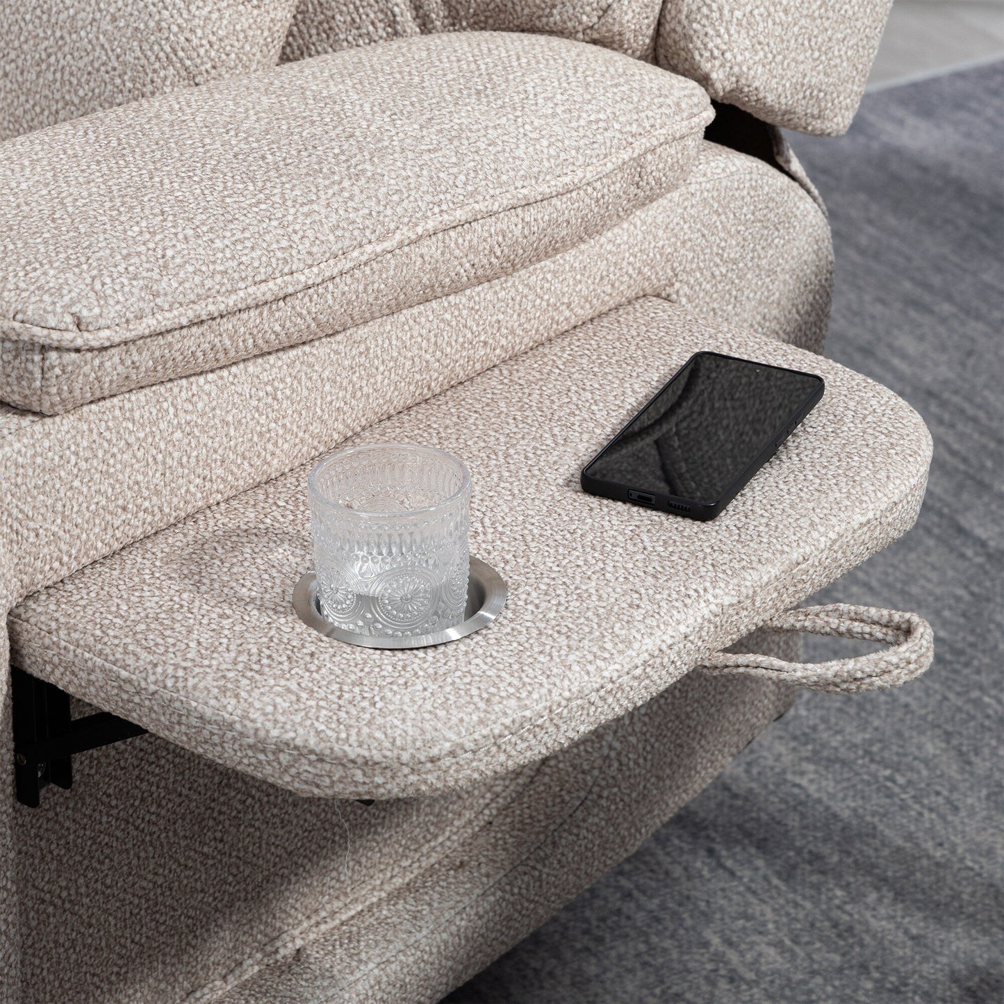 Oversized Power Lift Recliner Chair Heat  Massage, 180 Lying Flat