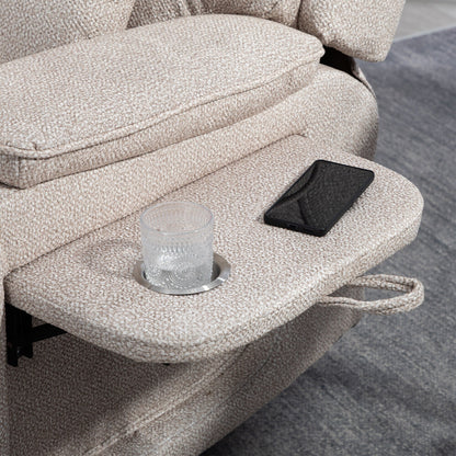 Oversized Power Lift Recliner Chair Heat  Massage, 180 Lying Flat