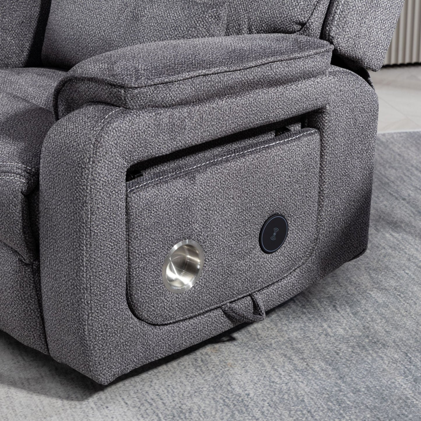 Oversized Power Lift Recliner Chair Heat  Massage, 180 Lying Flat
