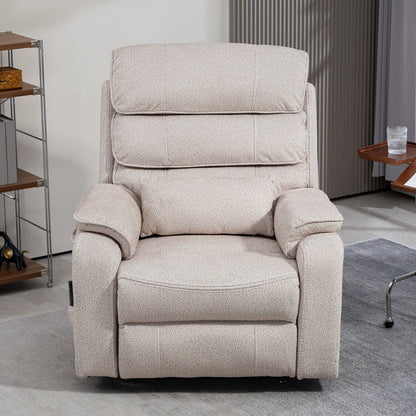 Oversized Power Lift Recliner Chair Heat  Massage, 180 Lying Flat