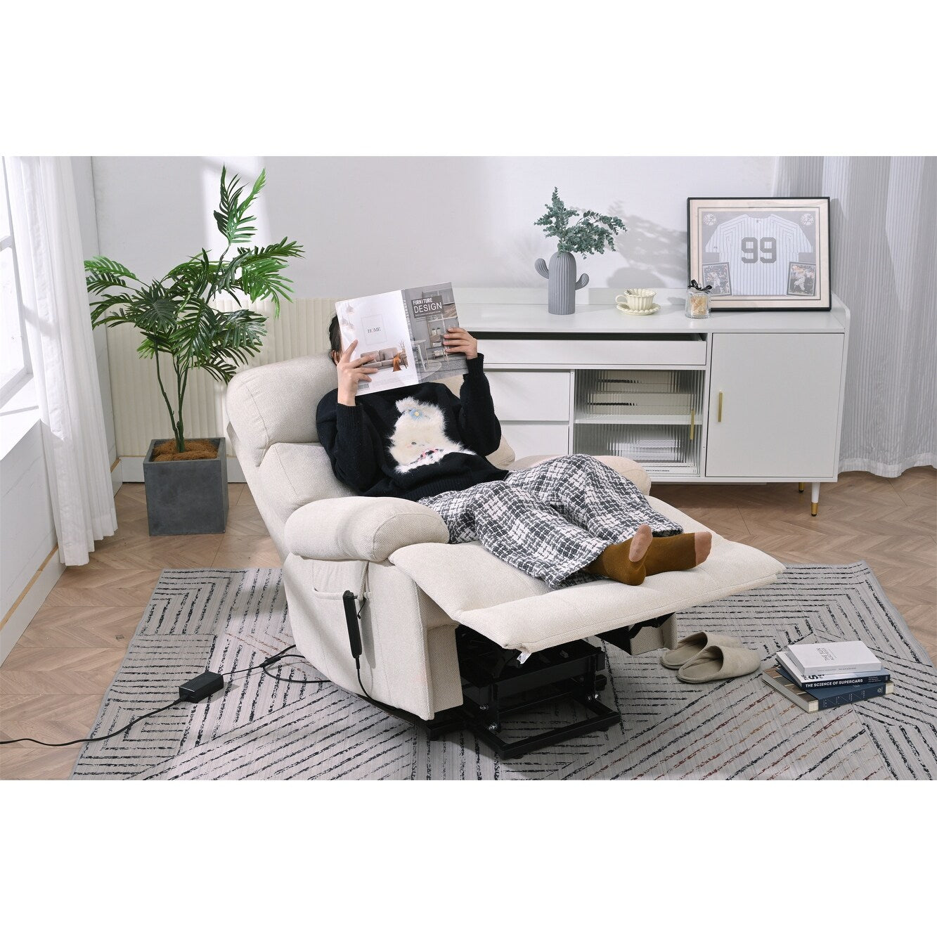 Oversized Power Lift Recliner Chair for Elderly