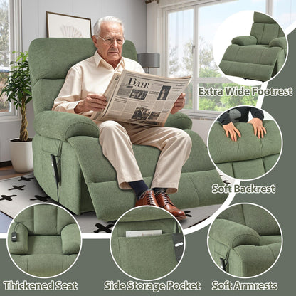 Oversized Power Lift Recliner Chair for Elderly