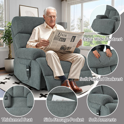 Oversized Power Lift Recliner Chair for Elderly