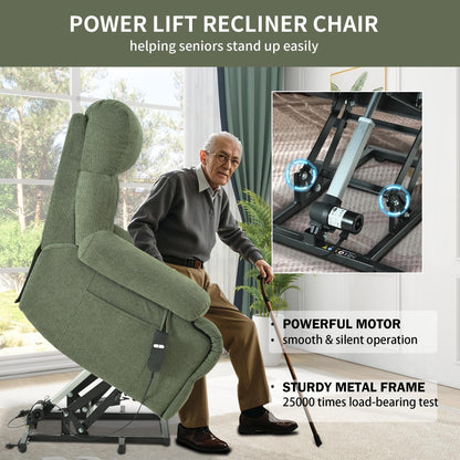 Oversized Power Lift Recliner Chair for Elderly