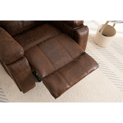 Oversized Power Lift Recliner Chair with Silent Electric Motor and Massage Function, Tool-Free Assembly