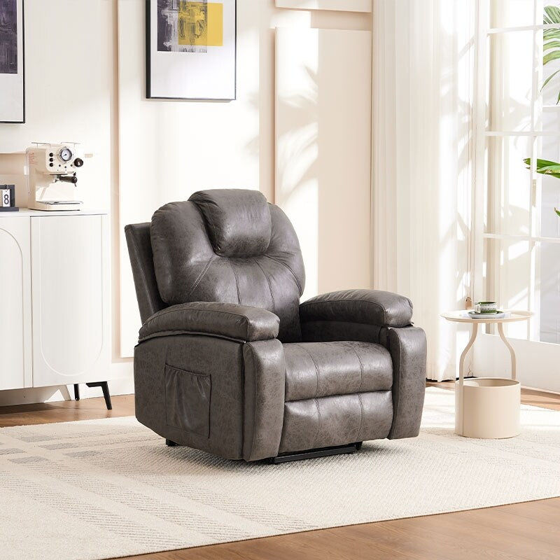 Oversized Power Lift Recliner Chair with Silent Motor & Massage