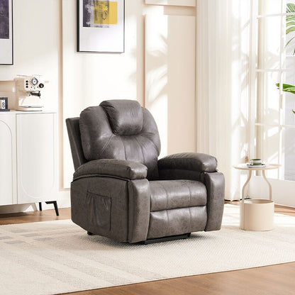 Oversized Power Lift Recliner Chair with Silent Motor & Massage