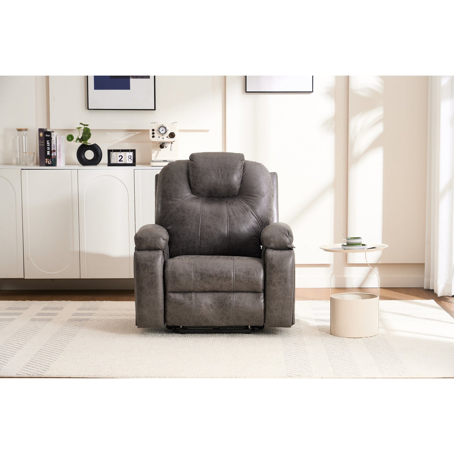 Oversized Power Lift Recliner Chair with Silent Motor & Massage