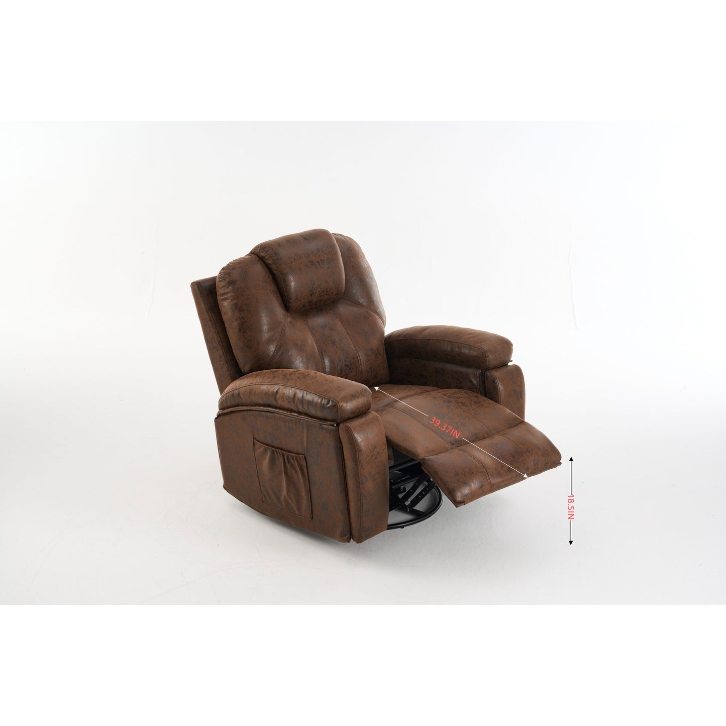 Oversized Power Lift Recliner Chair with Silent Motor & Massage