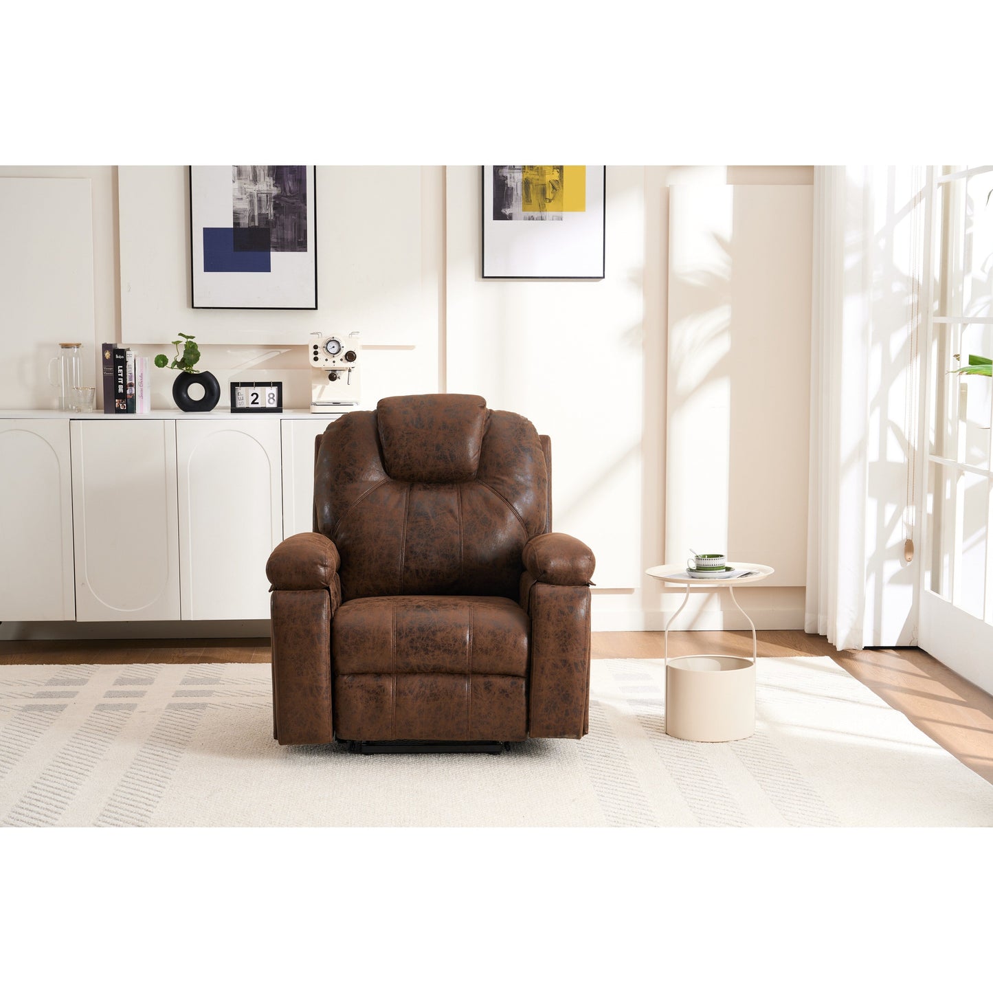 Oversized Power Lift Recliner Chair with Silent Motor & Massage