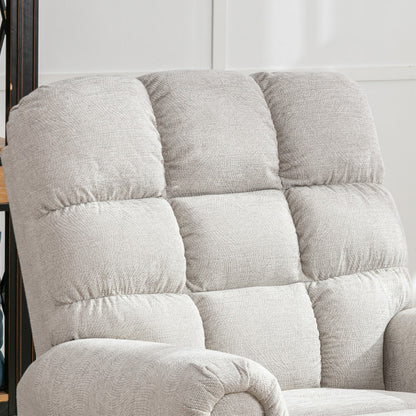 Oversized Rocker Manual Overstuffed Swivel Recliners for Big Man