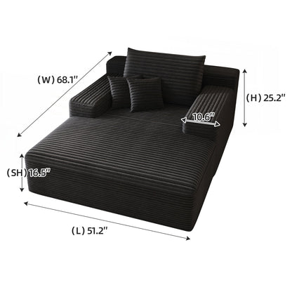 Oversized Upholstered Sofa Bed