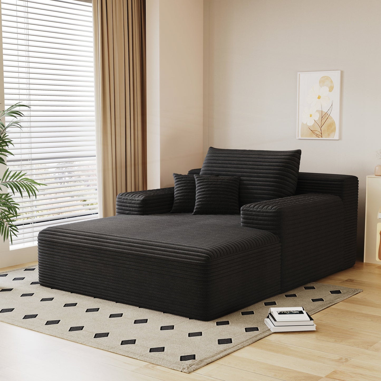Oversized Upholstered Sofa Bed