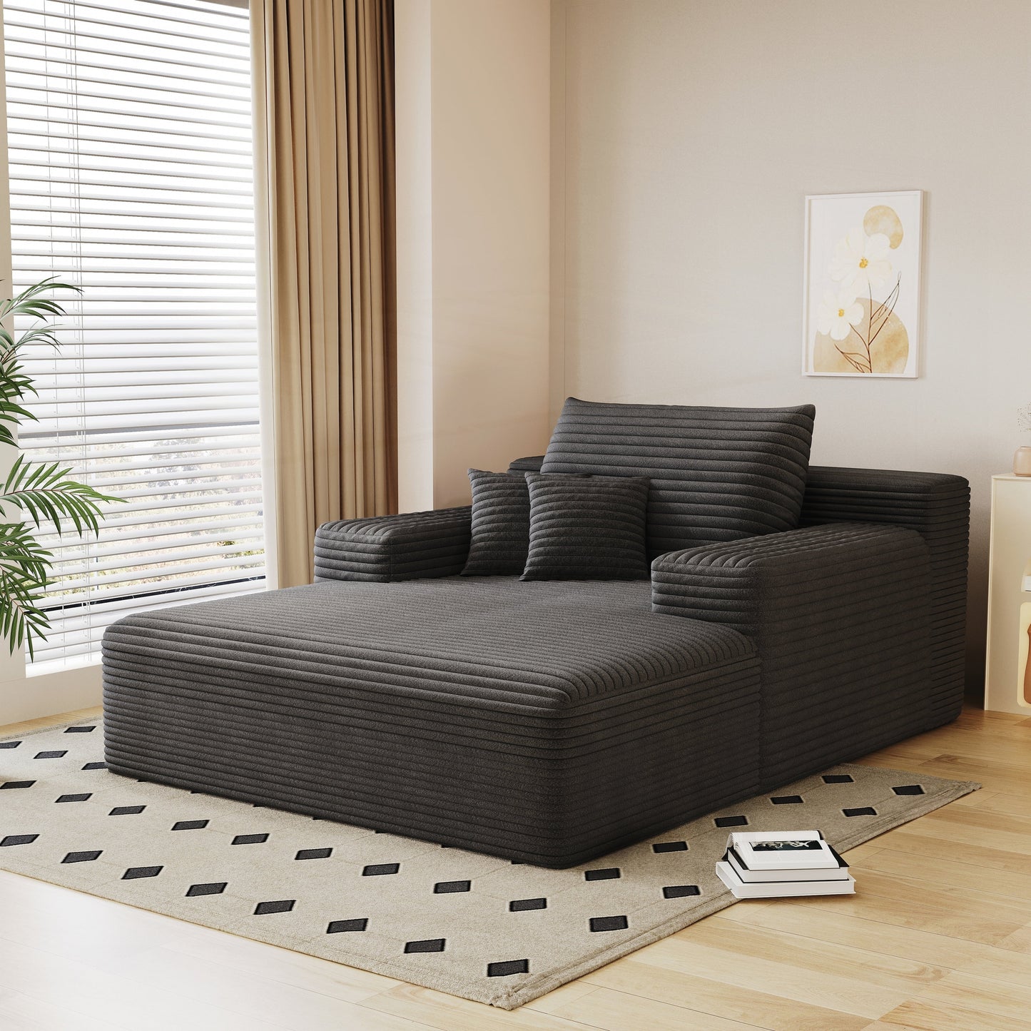 Oversized Upholstered Sofa Bed