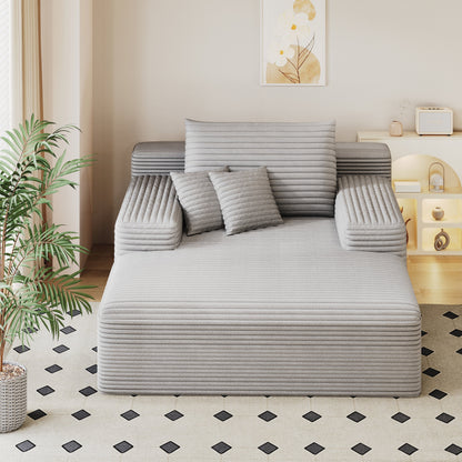 Oversized Upholstered Sofa Bed