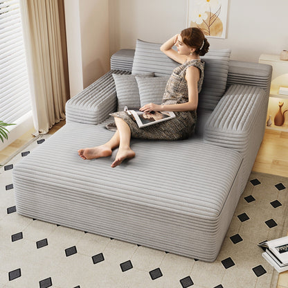 Oversized Upholstered Sofa Bed