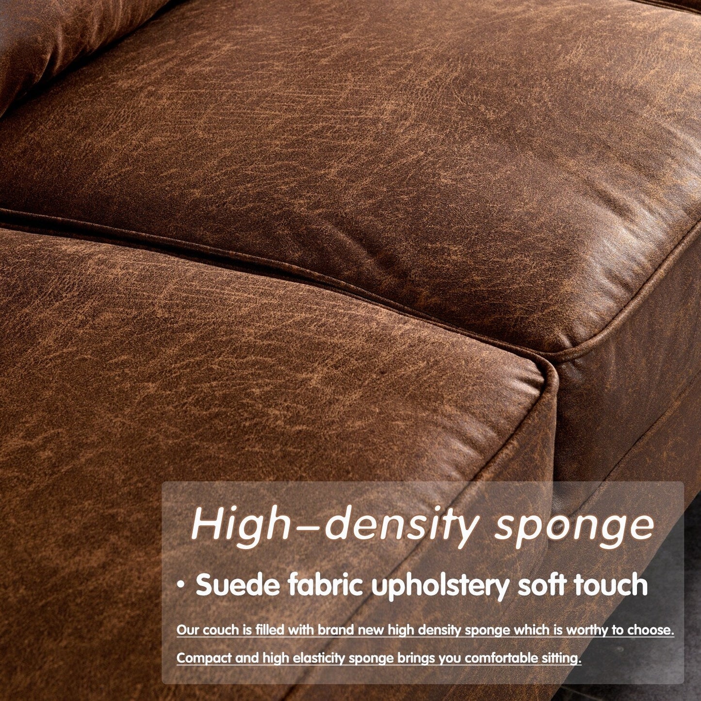 OVIOS Upholstered Mid-century Sofa