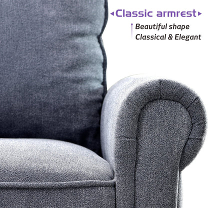OVIOS Upholstered Mid-century Sofa