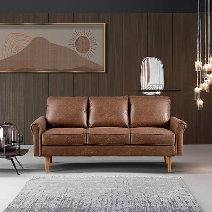 OVIOS Upholstered Mid-century Sofa