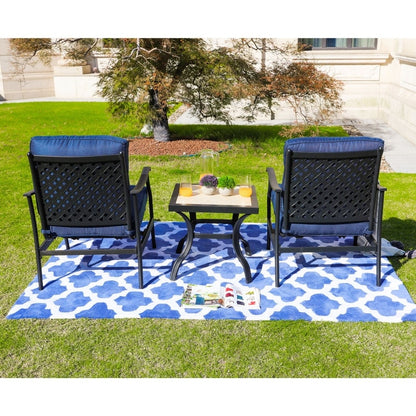 PATIO FESTIVAL 3-Piece Outdoor Conversation Set with Cushions