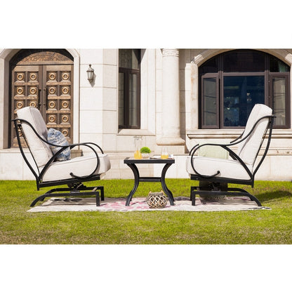 PATIO FESTIVAL 3-Piece Outdoor Conversation Seating Group with Cushions
