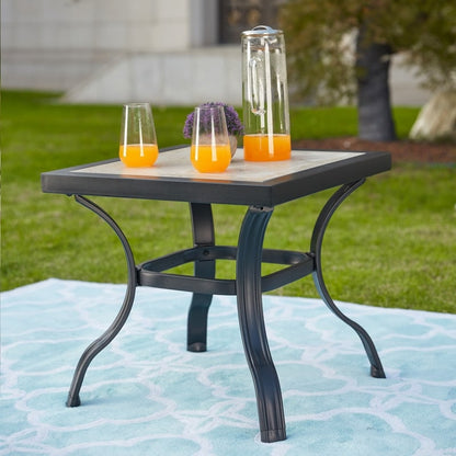 PATIO FESTIVAL 3-Piece Outdoor Conversation Seating Group with Cushions