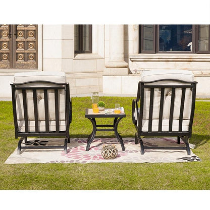 PATIO FESTIVAL 3-Piece Outdoor Conversation Seating Group with Cushions