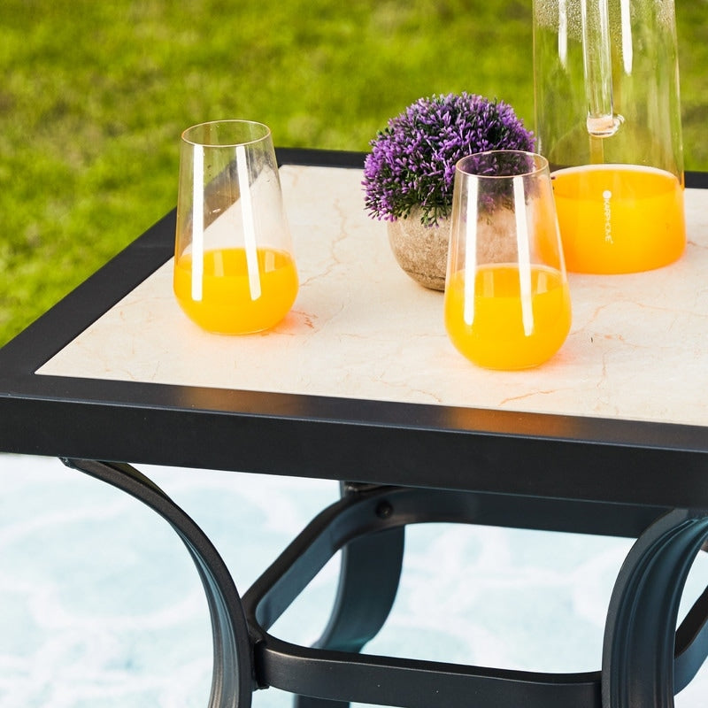 PATIO FESTIVAL 3-Piece Outdoor Conversation Seating Group with Cushions