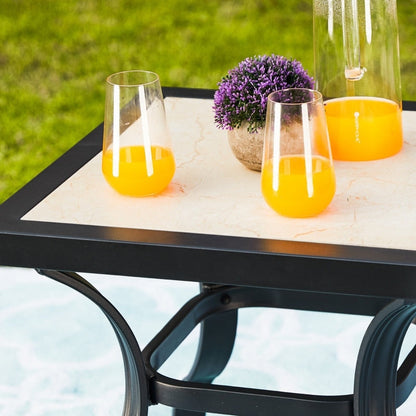 PATIO FESTIVAL 3-Piece Outdoor Conversation Seating Group with Cushions