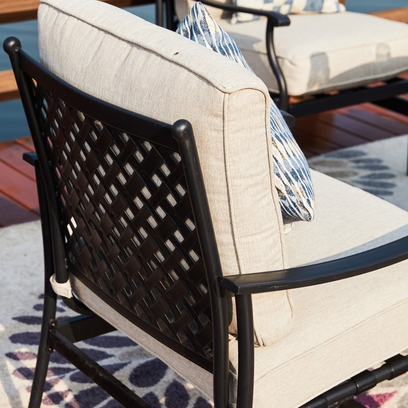 PATIO FESTIVAL 3-Piece Outdoor Conversation Set with Cushions