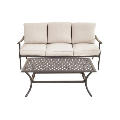 PATIO FESTIVAL 3-Seater Outdoor Sofa with Coffee Table Set