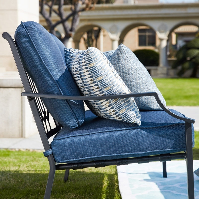 PATIO FESTIVAL 4-Piece Outdoor Sofa Seating Group with Cushions