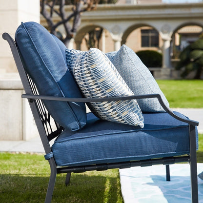PATIO FESTIVAL 4-Piece Outdoor Sofa Seating Group with Cushions