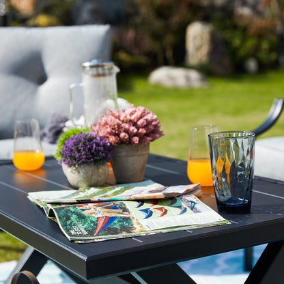 PATIO FESTIVAL 4-Piece Outdoor Sofa Seating Group with Cushions