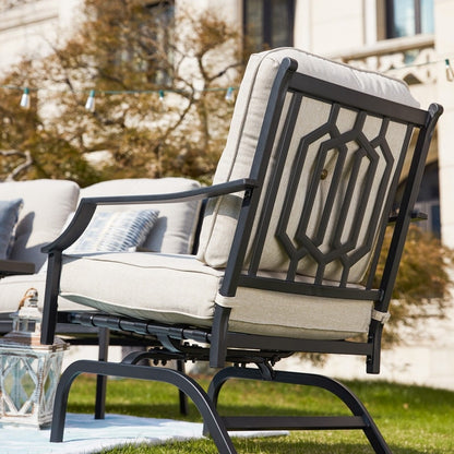 PATIO FESTIVAL 4-Piece Outdoor Sofa Seating Group with Cushions