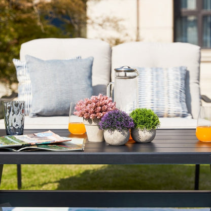 PATIO FESTIVAL 4-Piece Outdoor Sofa Seating Group with Cushions