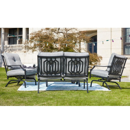 PATIO FESTIVAL 4-Piece Outdoor Sofa Seating Group with Cushions