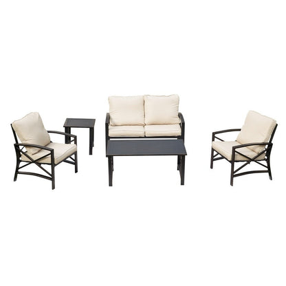 PATIO FESTIVAL 4-Person Outdoor Conversation Set with Cushions