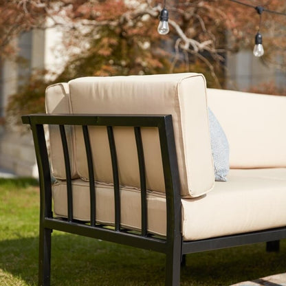 PATIO FESTIVAL 2-piece Outdoor Corner Sofa Seating Group with Cushions