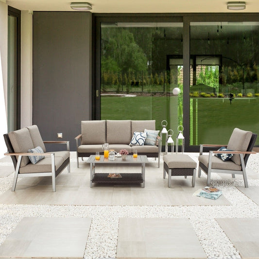 Patio Festival Thermal Transfer 5-Piece Outdoor Conversation Set