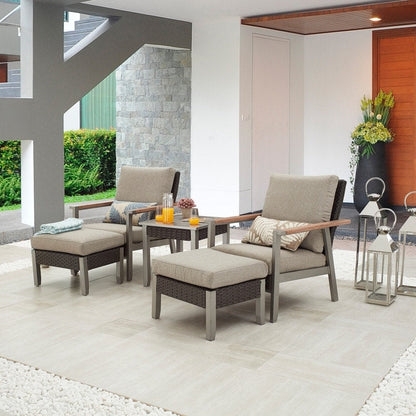 Patio Festival Thermal Transfer 5-Piece Outdoor Conversation Set