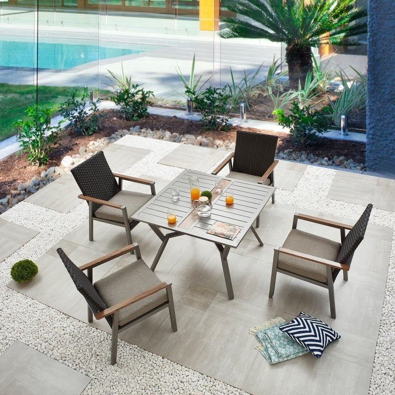 Patio Festival Thermal Transfer 5-Piece Outdoor Dining Set