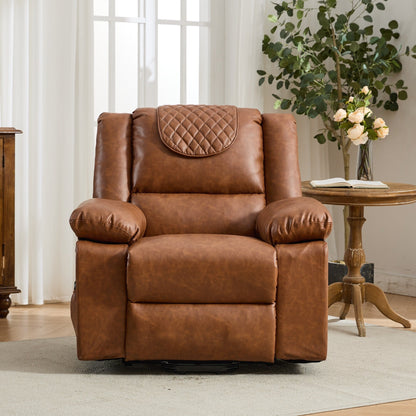 PU Leather Power Lift Recliner - Electric Heat  Massage Chair, Remote Control, Wide Seat - Elderly Comfort Assistive Recliner