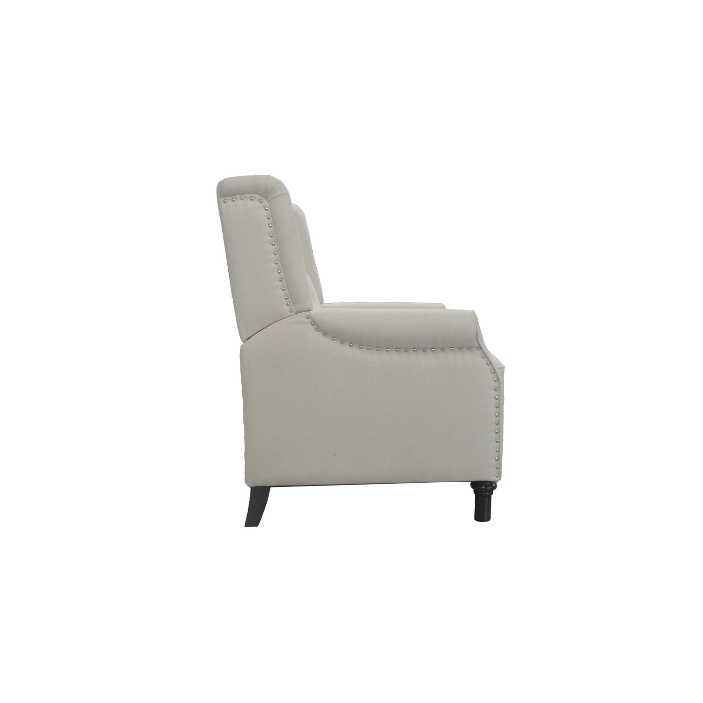 PU Push?Back Recliner Sofa Chair with Cushion & Ergonomic Design
