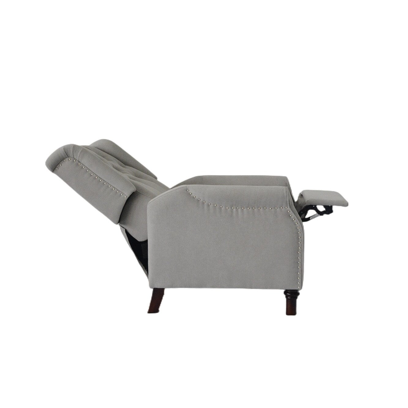 PU Push?Back Recliner Sofa Chair with Cushion & Ergonomic Design