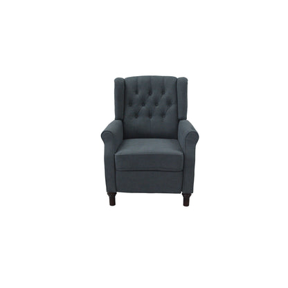 PU Push?Back Recliner Sofa Chair with Cushion & Ergonomic Design