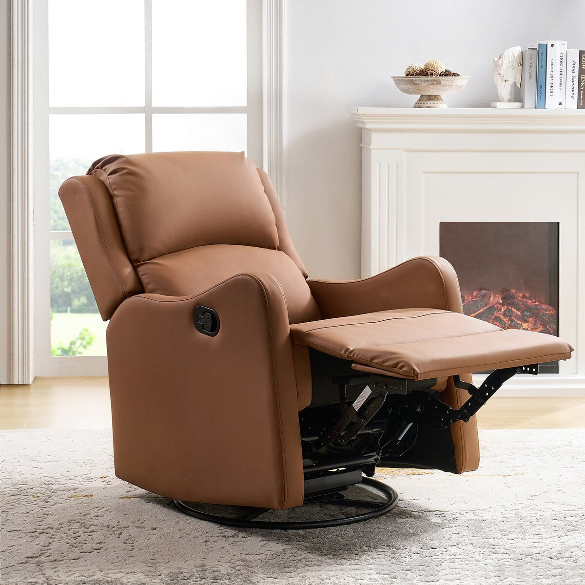 Pablo Traditional 360-Degree Swivel rocker Recliner by HULALA HOME