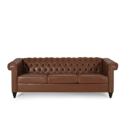 Parkhurst Chesterfield Tufted 3-seat Sofa by Christopher Knight Home